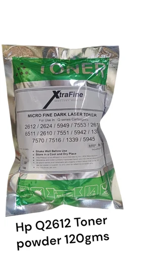 Black HP 12A Laser Toner Powder, For Office