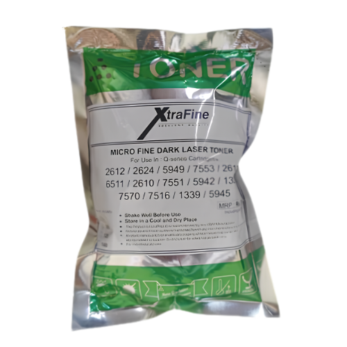Black HP 12A Laser Toner Powder, For Office